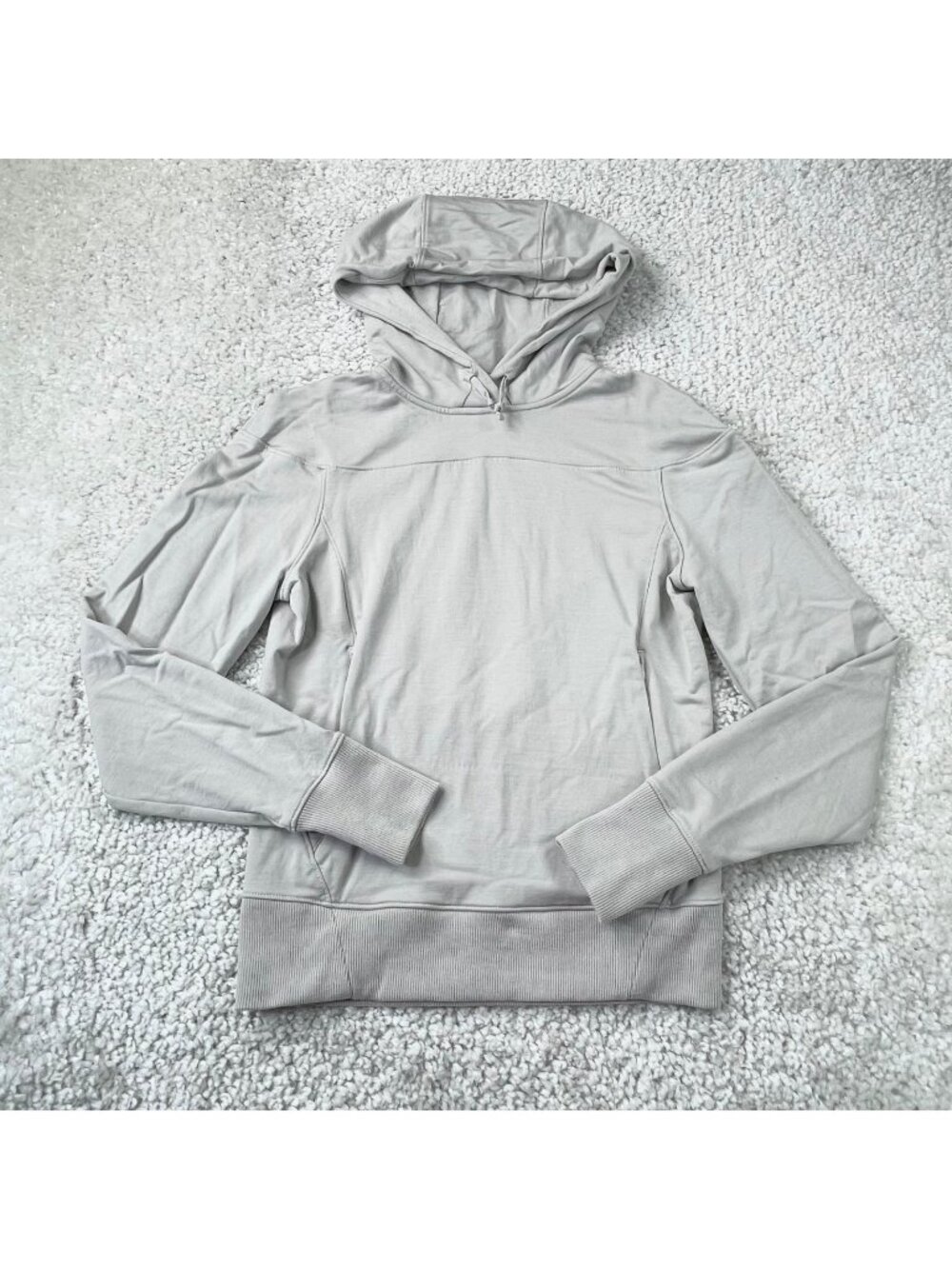 Ibex Hero Hoodie Light Silver Gray Womens XS FLAWS